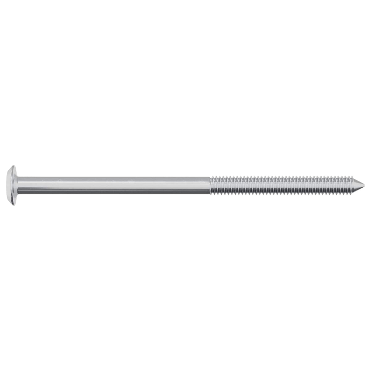 Schraube 2 stk. Silber M6 x 100 mm Stahl