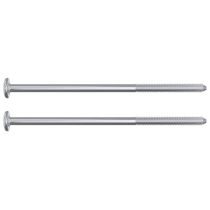Schraube 800 stk. Silber M6 x 120 mm Stahl