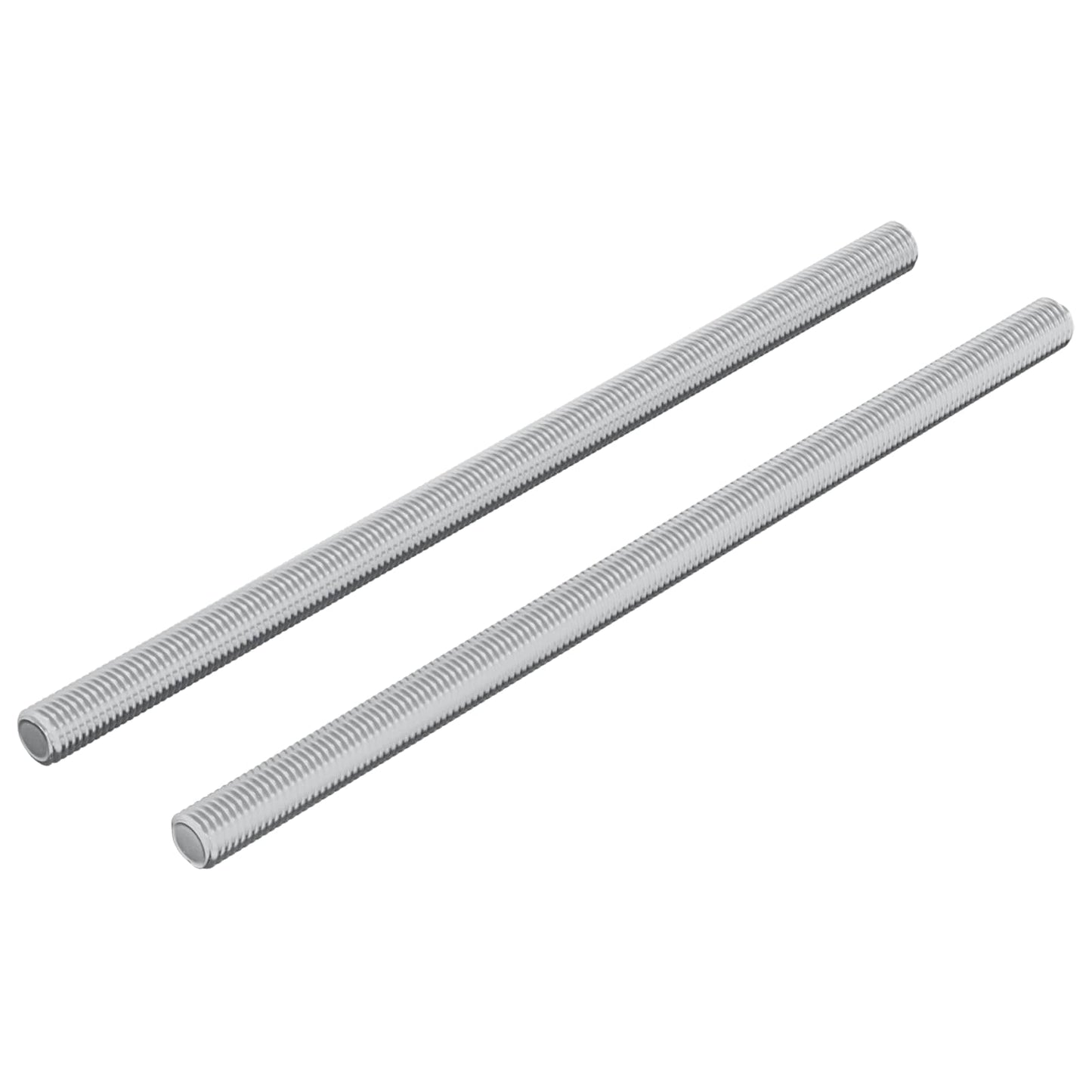Gewindestange 2 Stk. Silber 6 x 120 mm Stahl