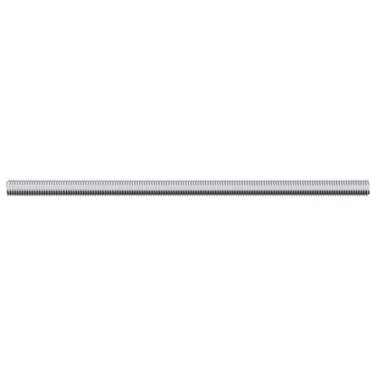 Gewindestange 2 Stk. Silber 6 x 120 mm Stahl