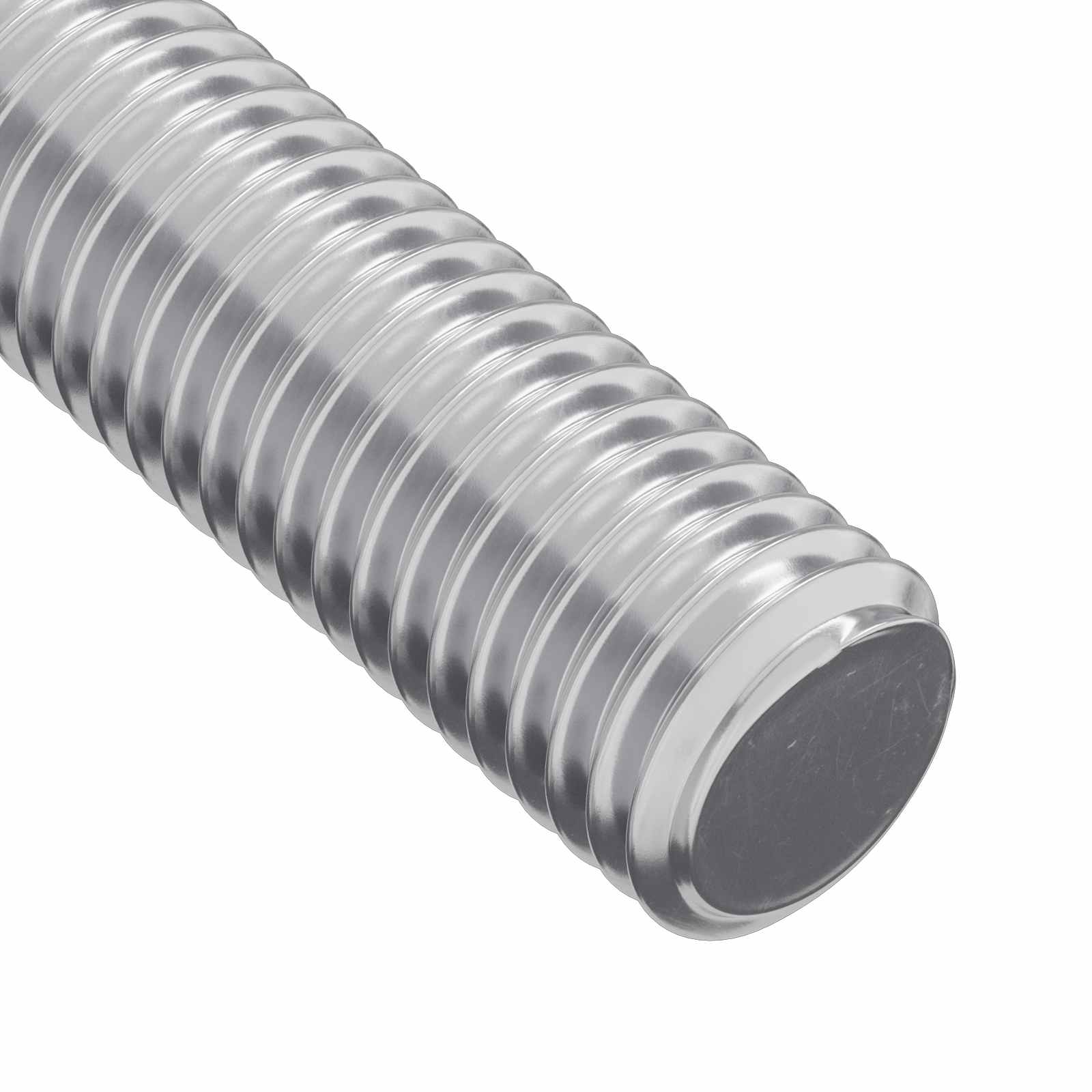 Gewindestange 2 Stk. Silber 6 x 170 mm Stahl