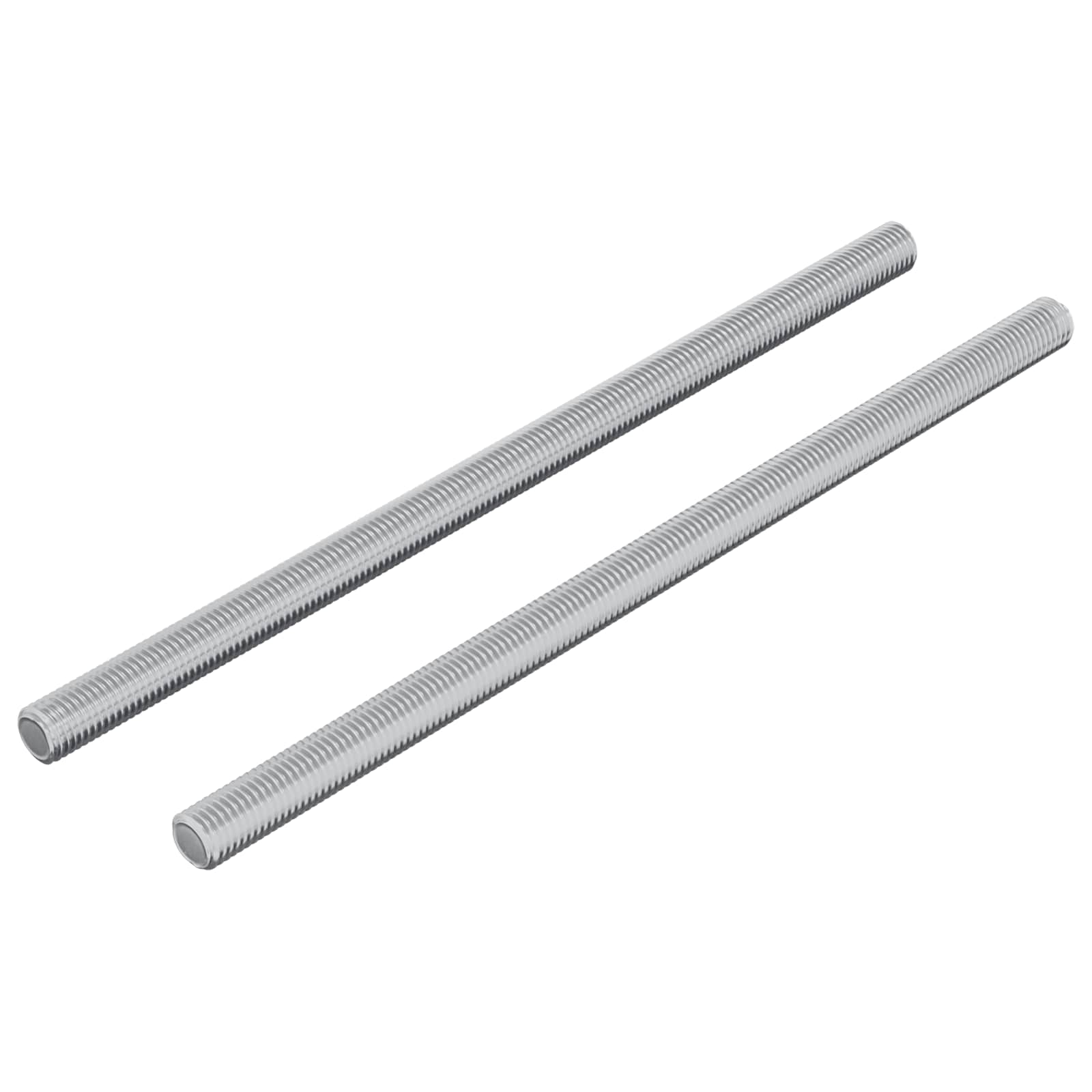 Gewindestangen 2 Stk. Silber M6 x 120 mm Metall