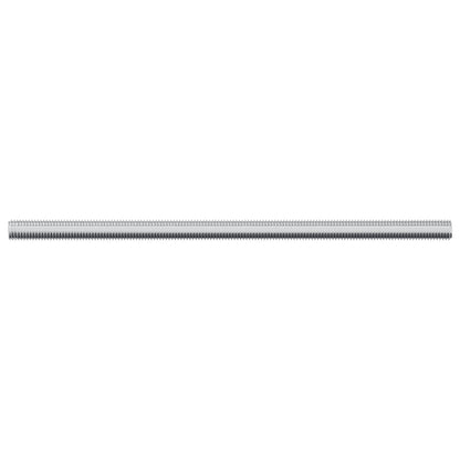 Gewindestangen 2 Stk. Silber M6 x 120 mm Metall