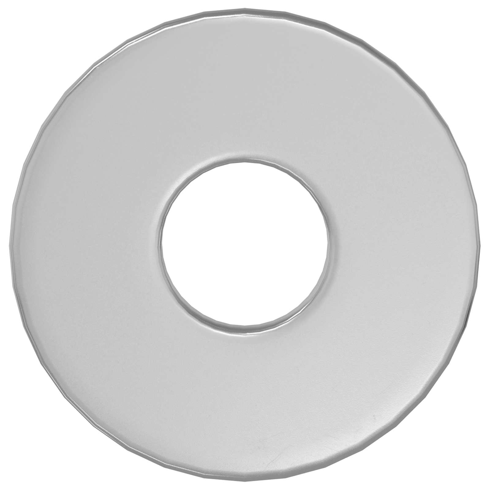 Unterlegscheiben 12 stk. Silber 18 x 18 x 1,2 mm Eisen