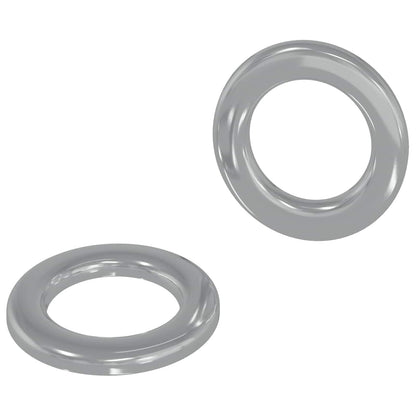 Unterlegscheiben 2 stk. Silber 10 x 10 x 0,8 mm Eisen