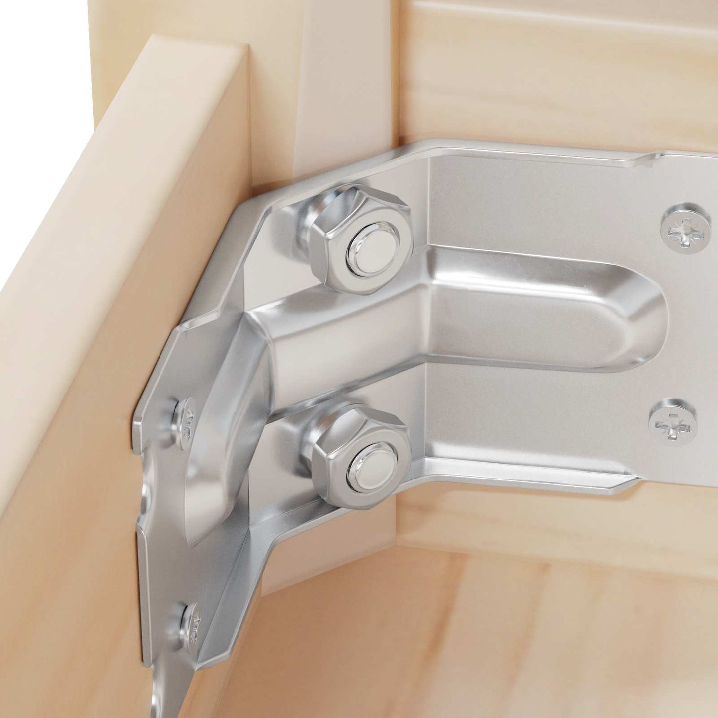 Sechskantmutter 12 Stk. Silber M8 Metall