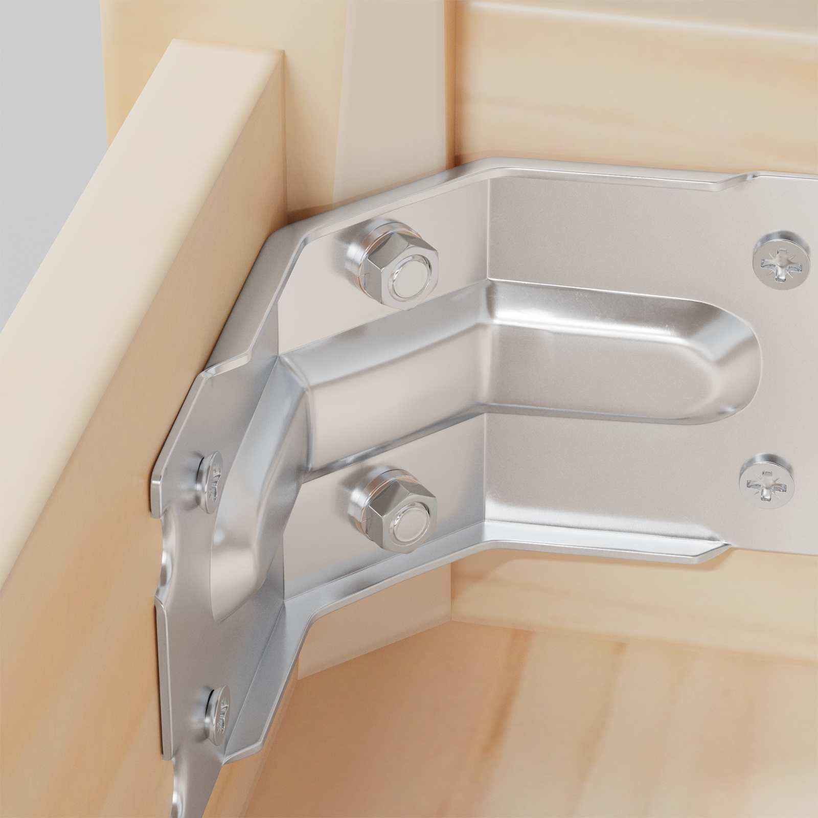 Sechskantmutter 12 stk. Silber M6 Metall
