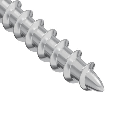 Schraube 2 Stk. Silber 9,8 x 35 mm Eisen