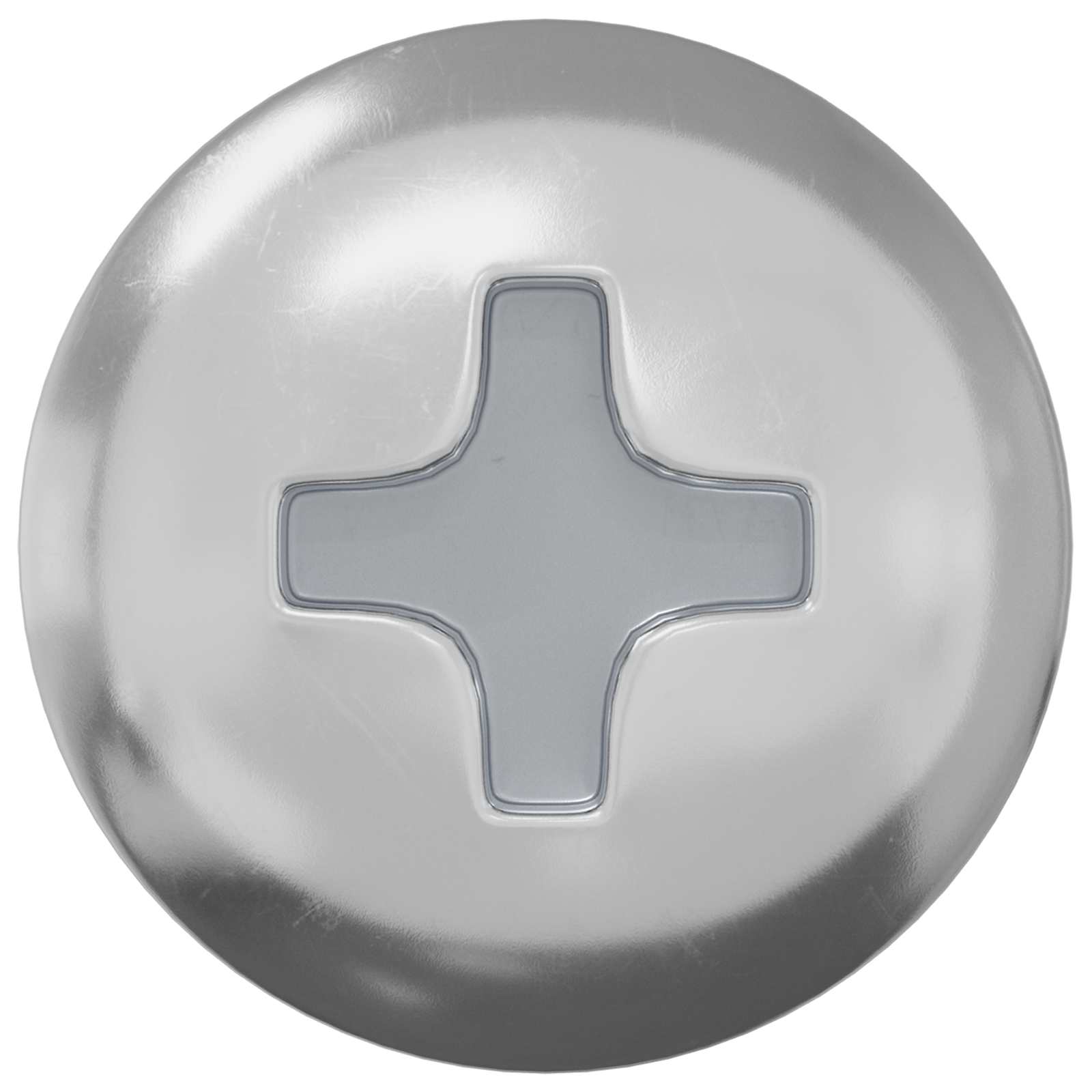 Schraube 2 Stk. Silber 9,8 x 35 mm Eisen
