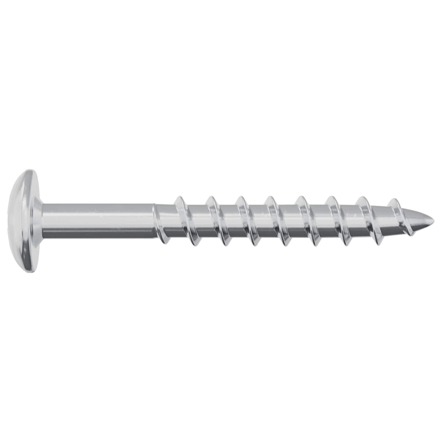 Schraube 12 Stk. Silber 9,8 x 35 mm Eisen