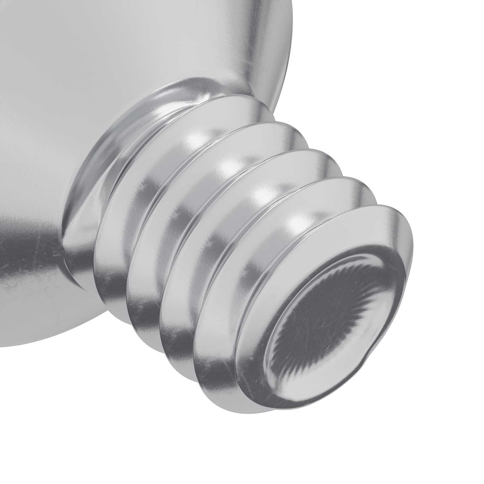 Senkkopfschrauben 2 stk. Silber M4 x 6 mm Stahl