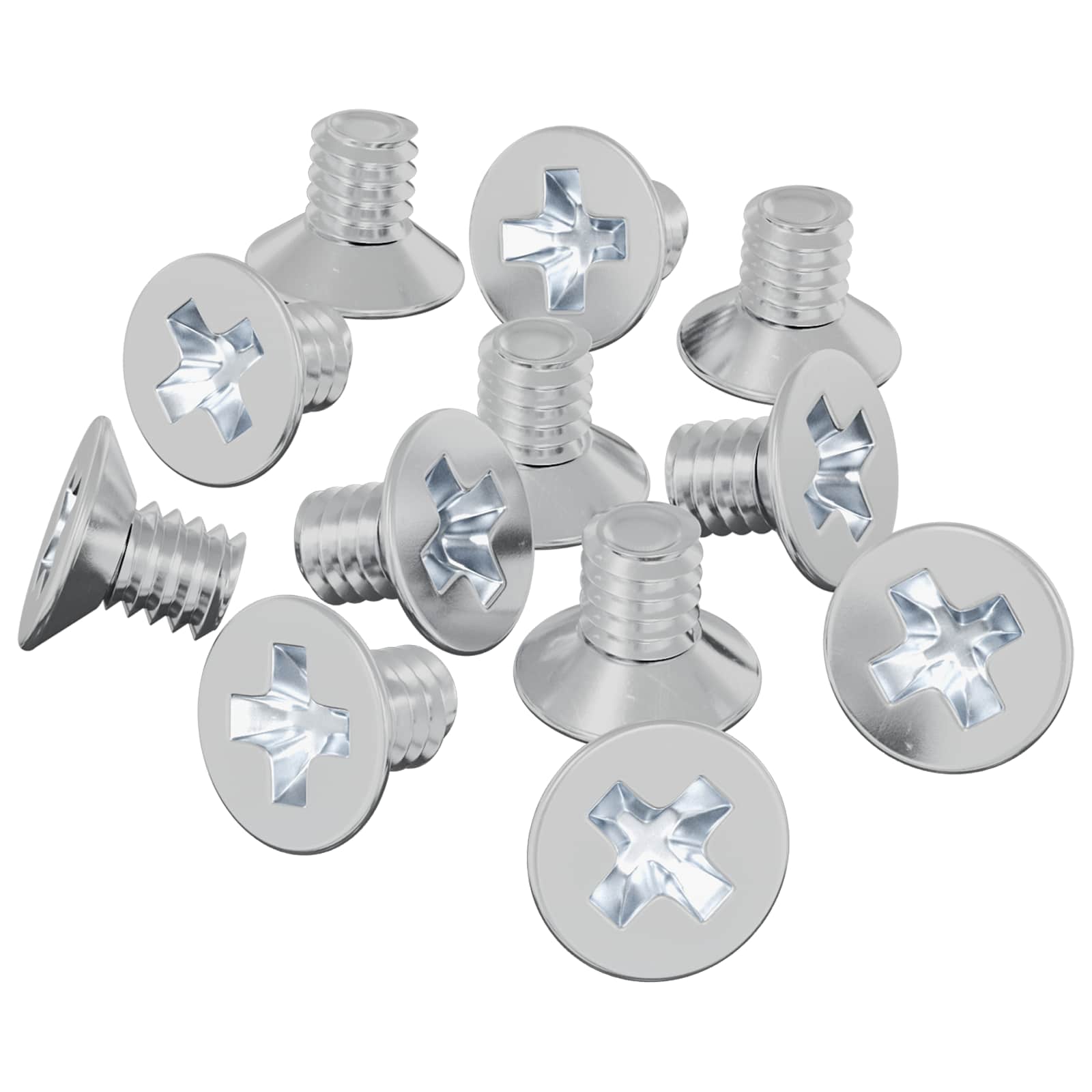 Senkkopfschrauben 32727 stk. Silber Eisen