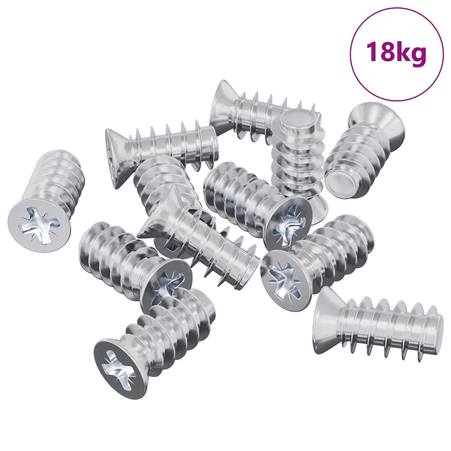 Schraube 10909 Stk. Silber M6 x 12 mm Eisen