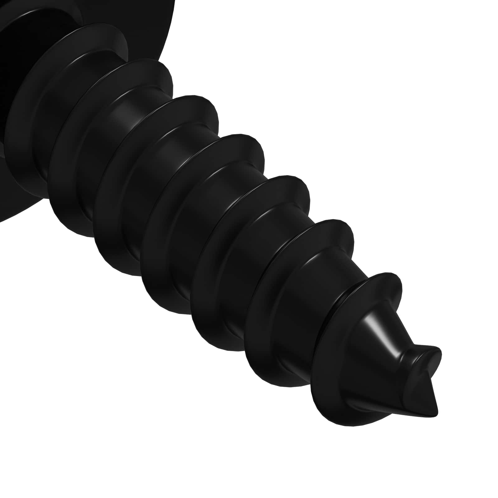 Selbstschneidender Nagel 16364 stk. Schwarz 3,5 x 12 mm Eisen