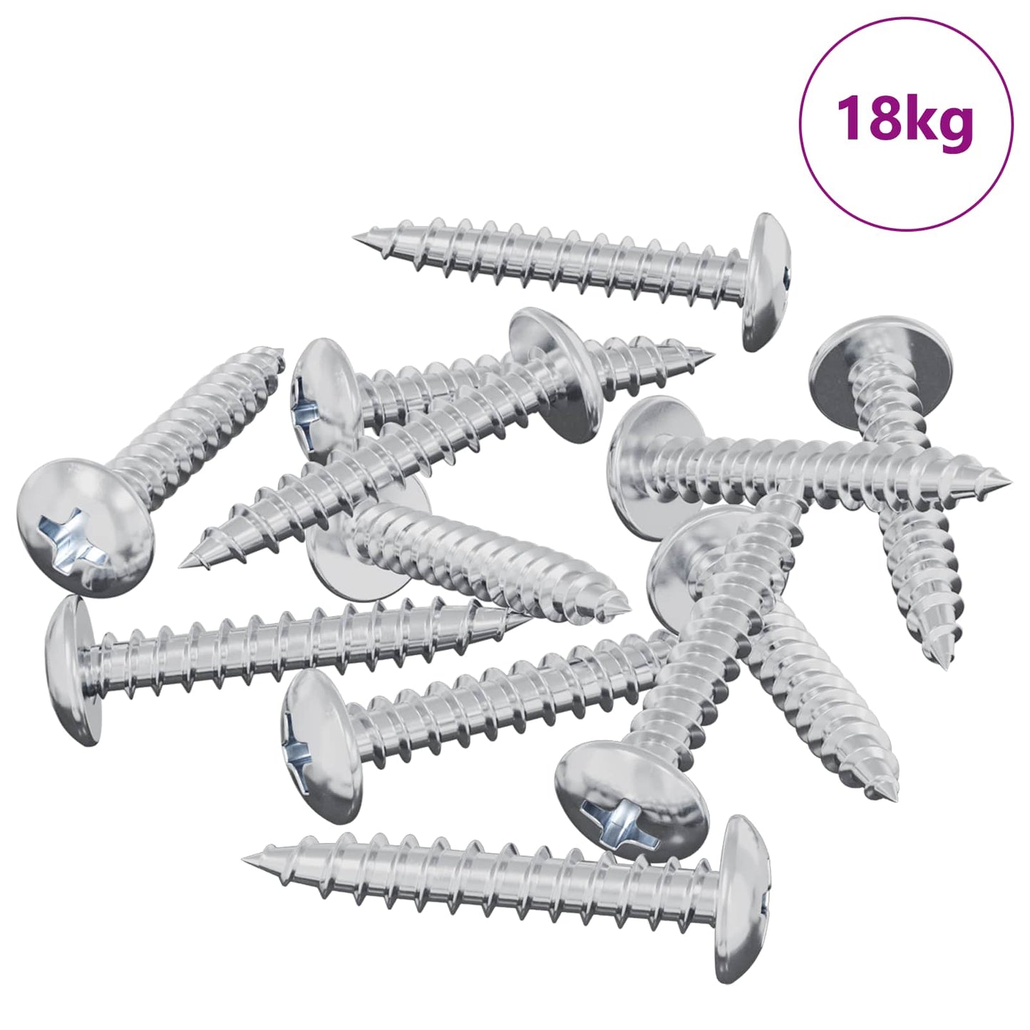 Selbstschneidender Nagel 9231 stk. Zink-beschichtet Stahl