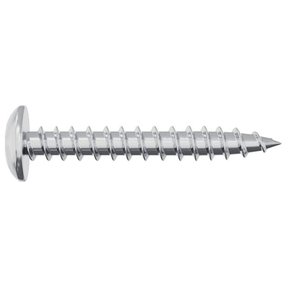 Holzschraube 8182 Stk. Silber M4 x 28 mm Eisen