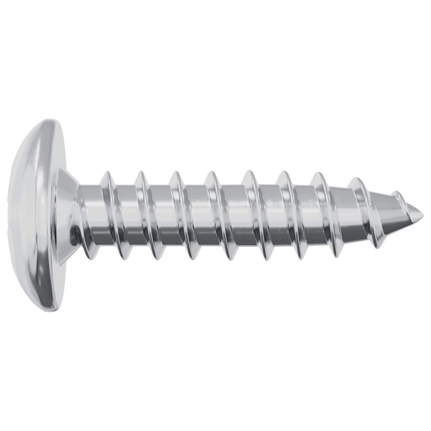 Schraube 12 stk. Silber M4 x 16 mm Stahl