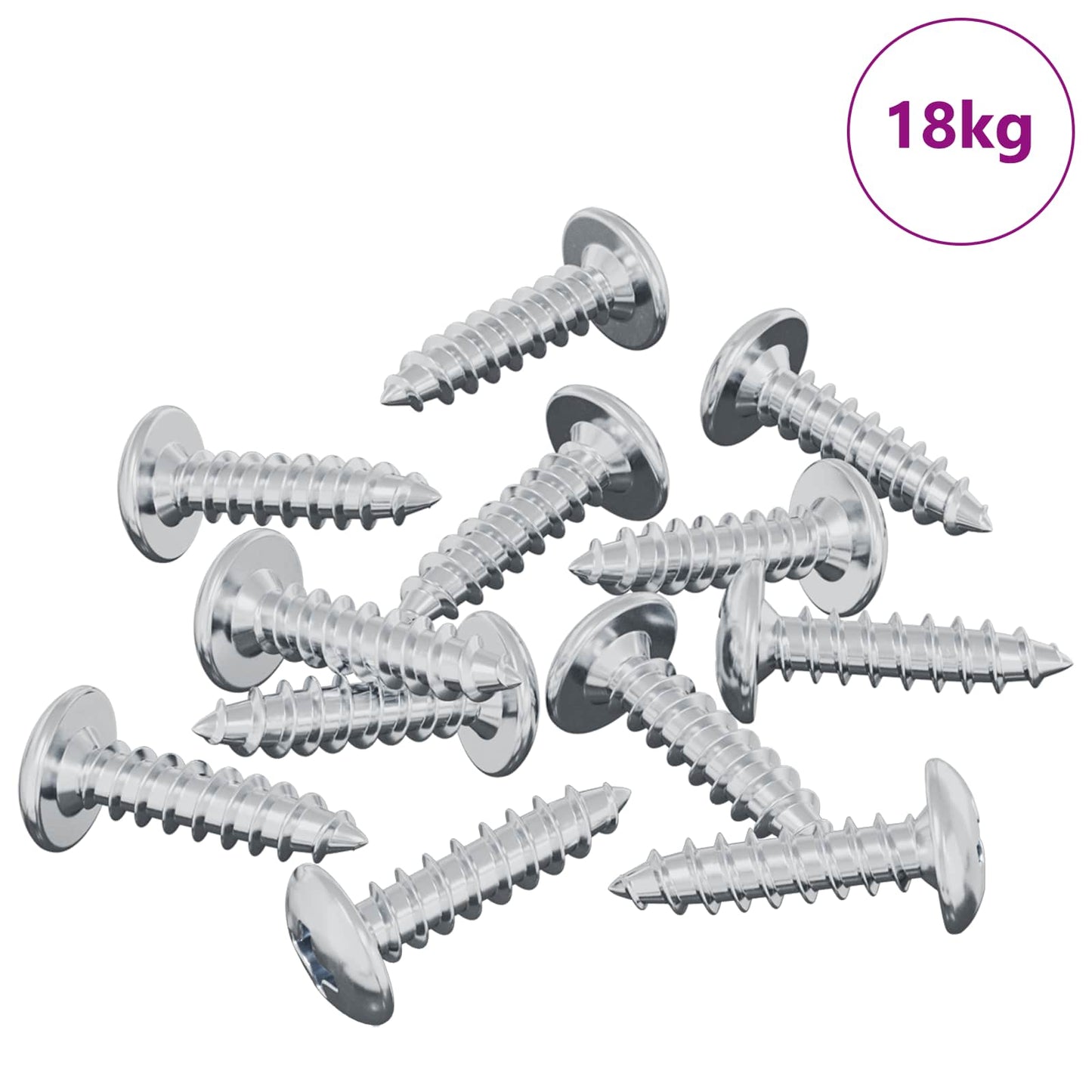 Schraube 13636 stk. Silber M4 x 16 mm Stahl