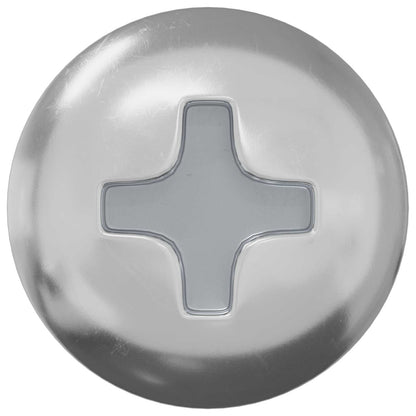 Schraube 13636 stk. Silber M4 x 16 mm Stahl