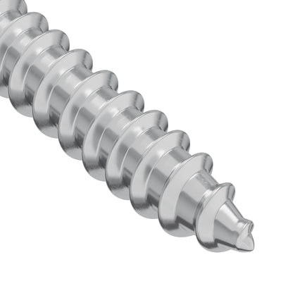 Holzschraube 2 Stk. Silber 9,8 x 53 mm Stahl
