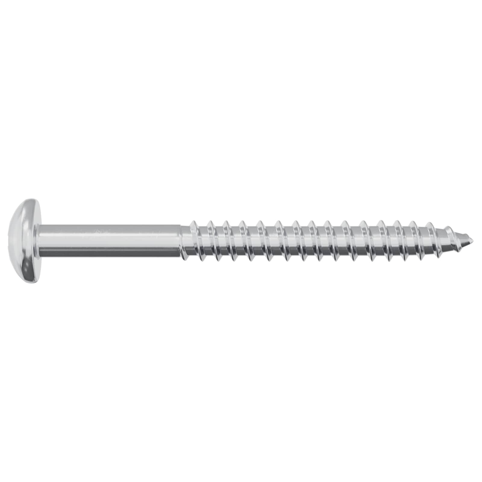 Holzschraube 2 Stk. Silber 9,8 x 53 mm Stahl