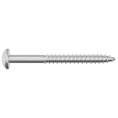 Holzschraube 3273 Stk. Silber 9,8 x 53 mm Stahl