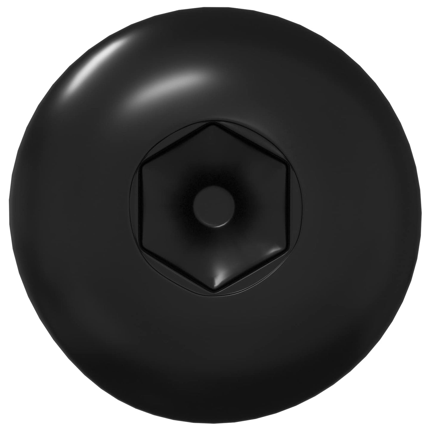 Hülsenmuttern 8451 stk. Schwarz Metall