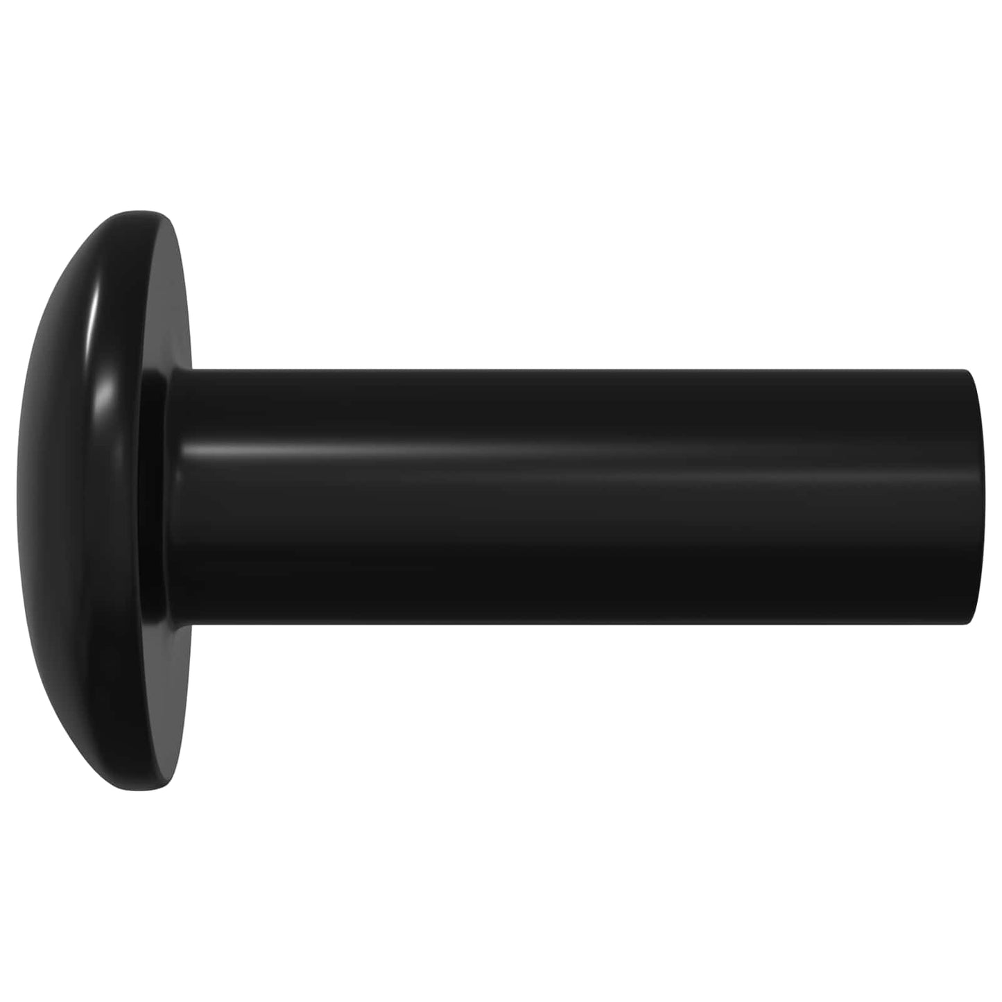 Hülsenmuttern 8451 stk. Schwarz Metall