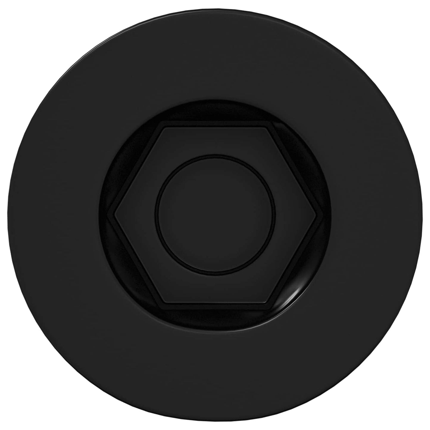 Steckkappen-Schraube 12 Stk. Schwarz 7 x 40 mm Eisen