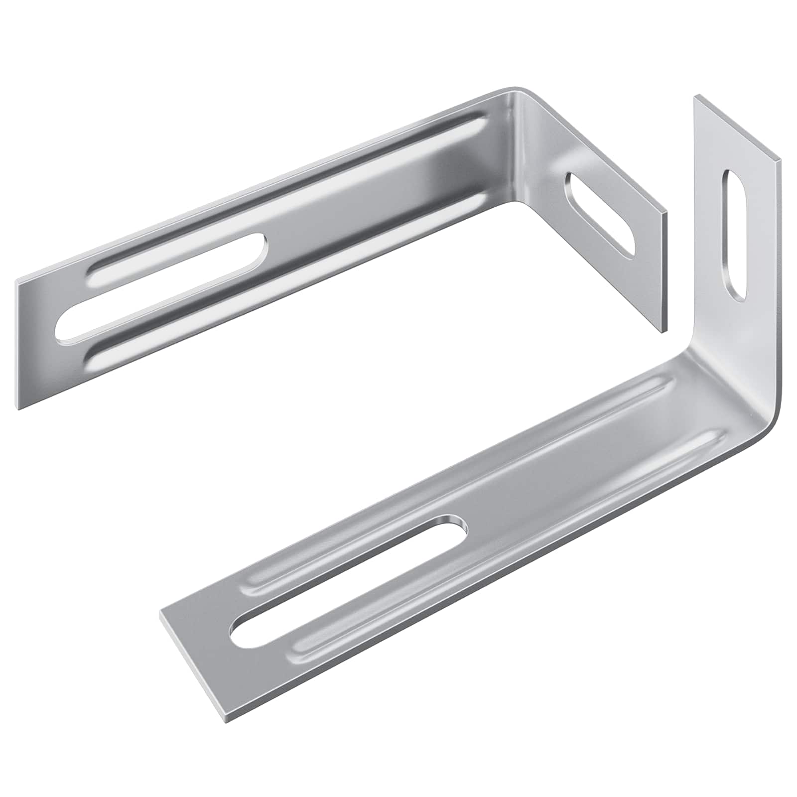 Anti-Kipp-Halterung 2 Silber 74,5 x 15 x 32 mm Eisen