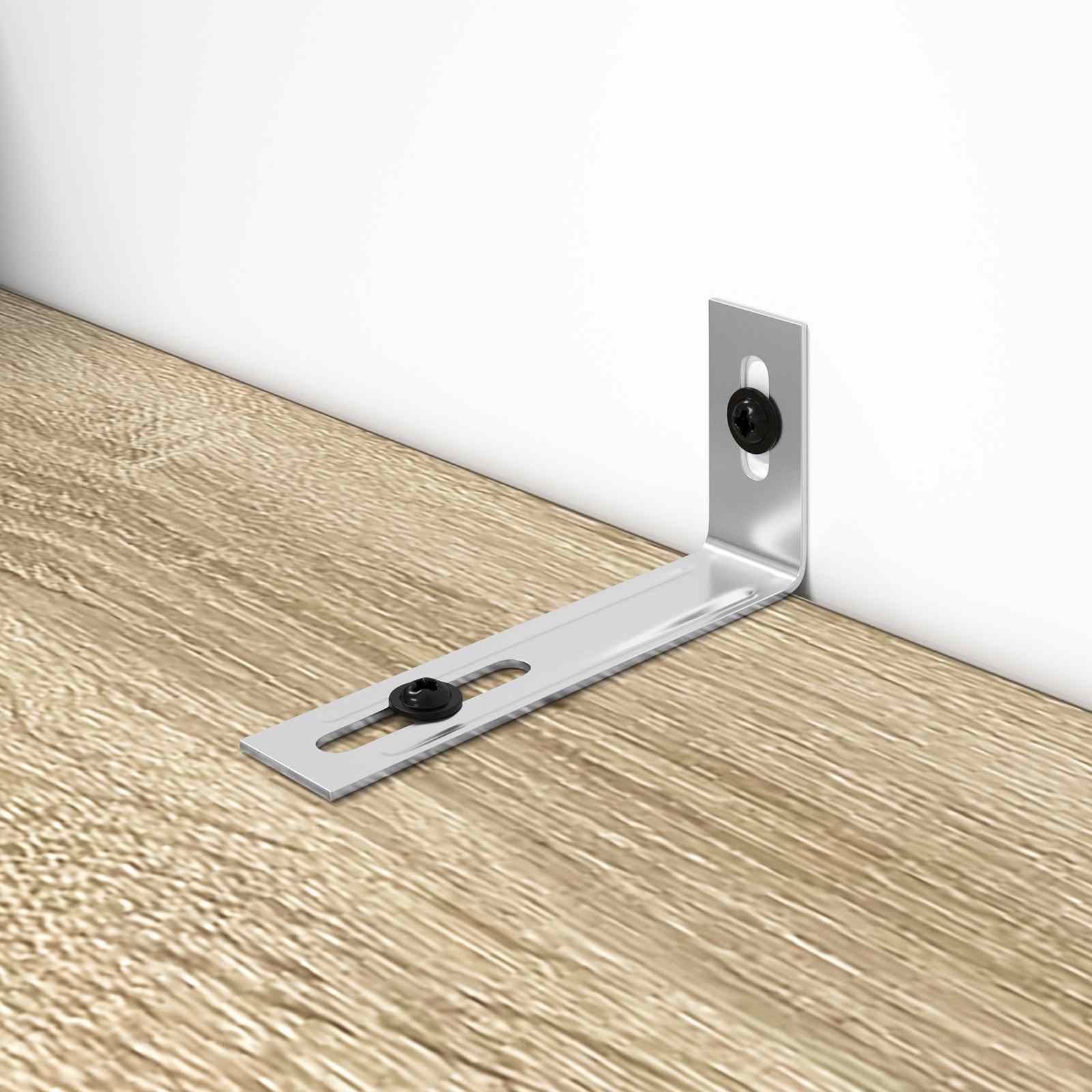 Anti-Kipp-Halterung 12 Silber 74,5 x 15 x 32 mm Eisen