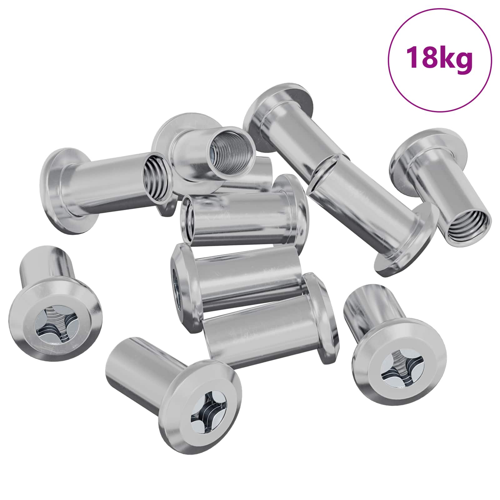Sicherungsmutter 2857 Stk. Nickel Stahl