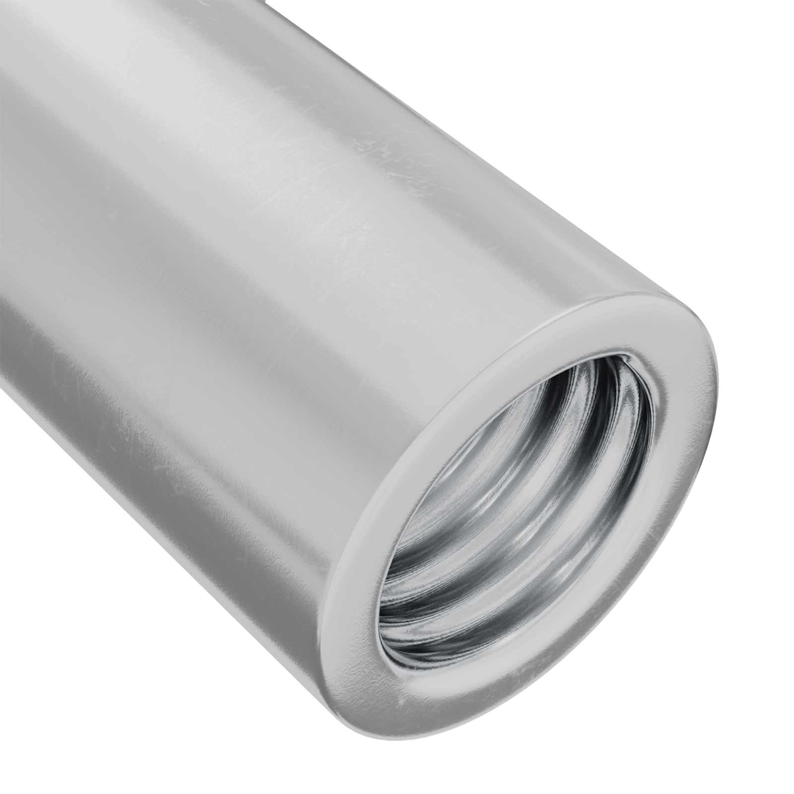 Sicherungsmutter 12 stk. Silber M6 x 15 mm Stahl