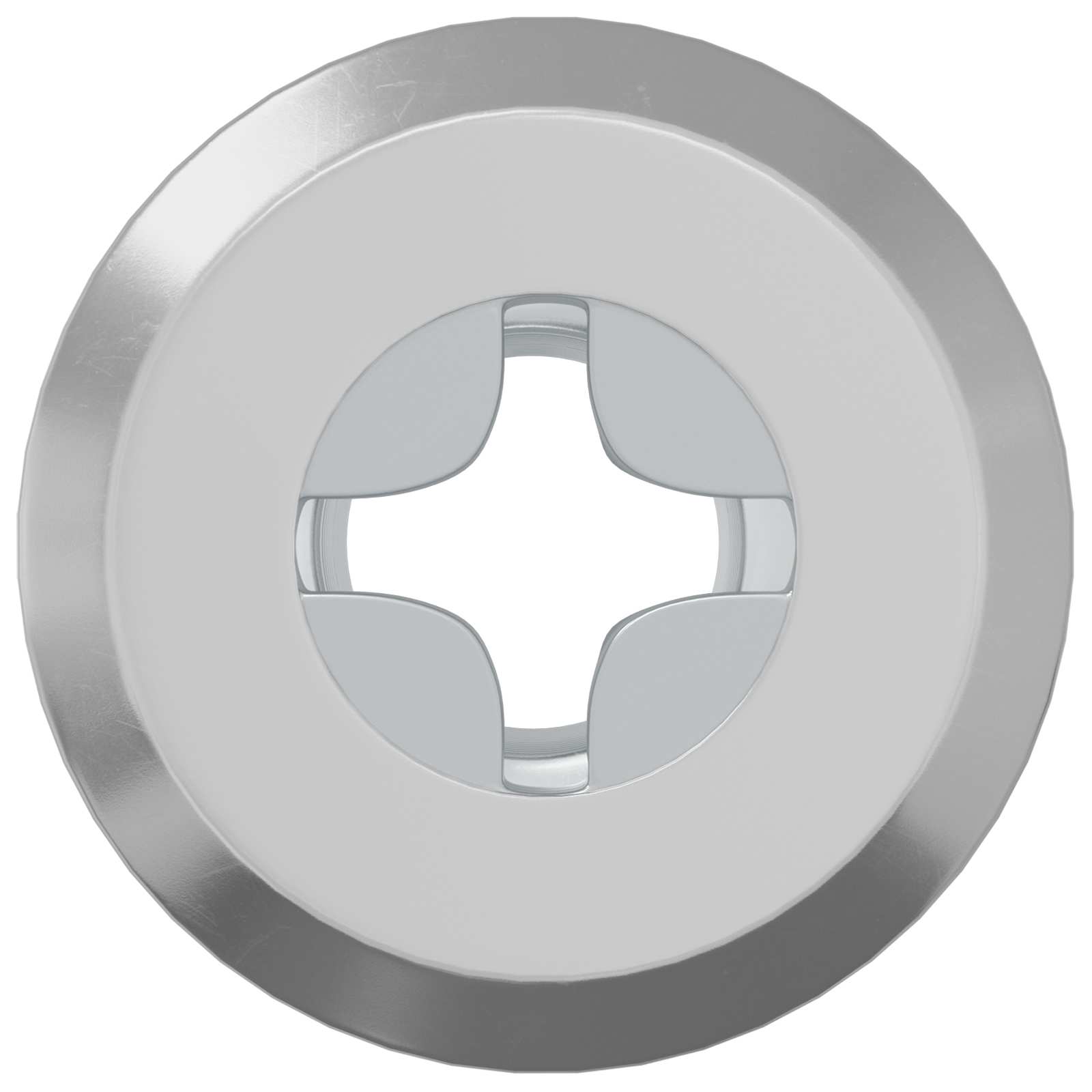 Sicherungsmutter 12 stk. Silber M6 x 15 mm Stahl