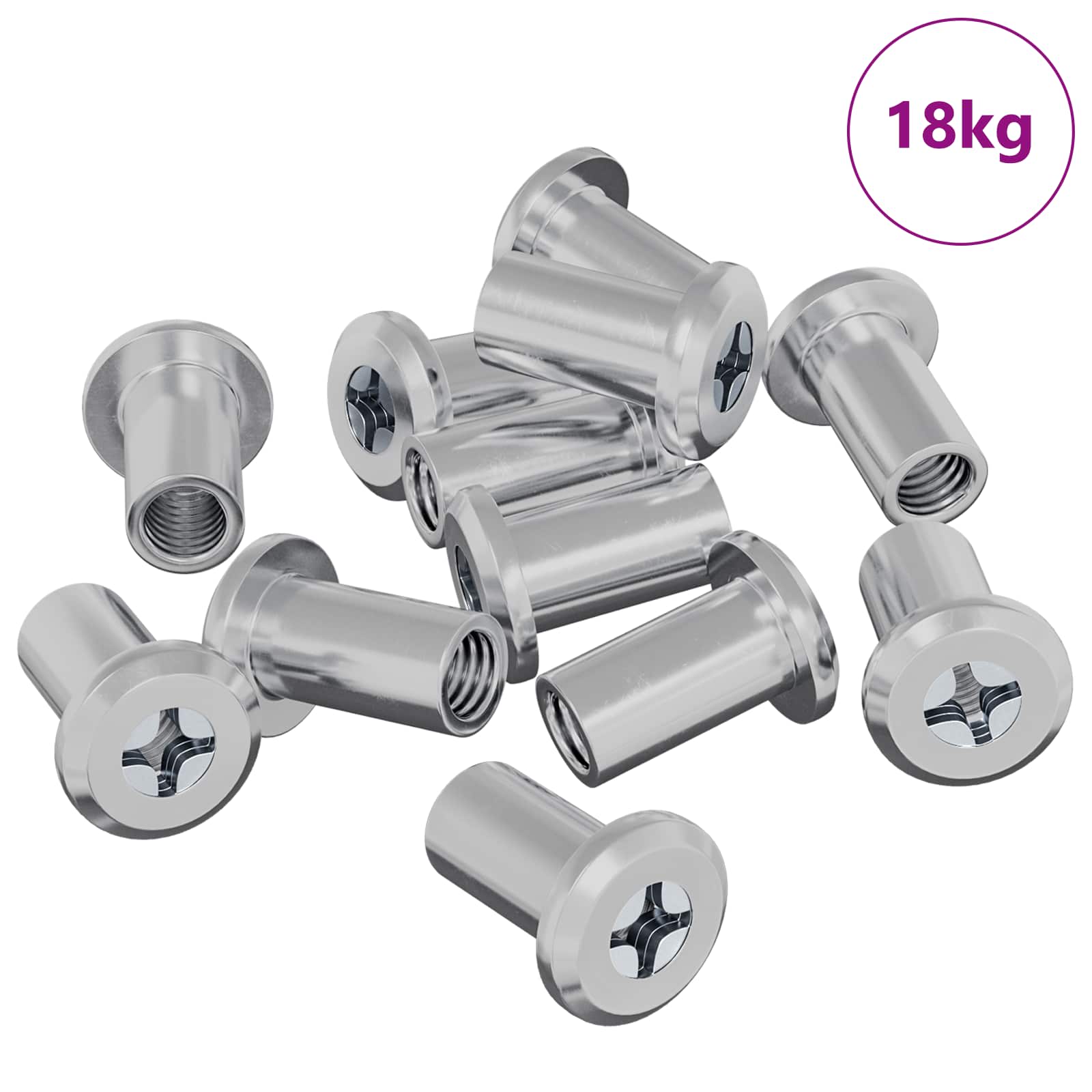 Sicherungsmutter 3673 stk. Silber Stahl