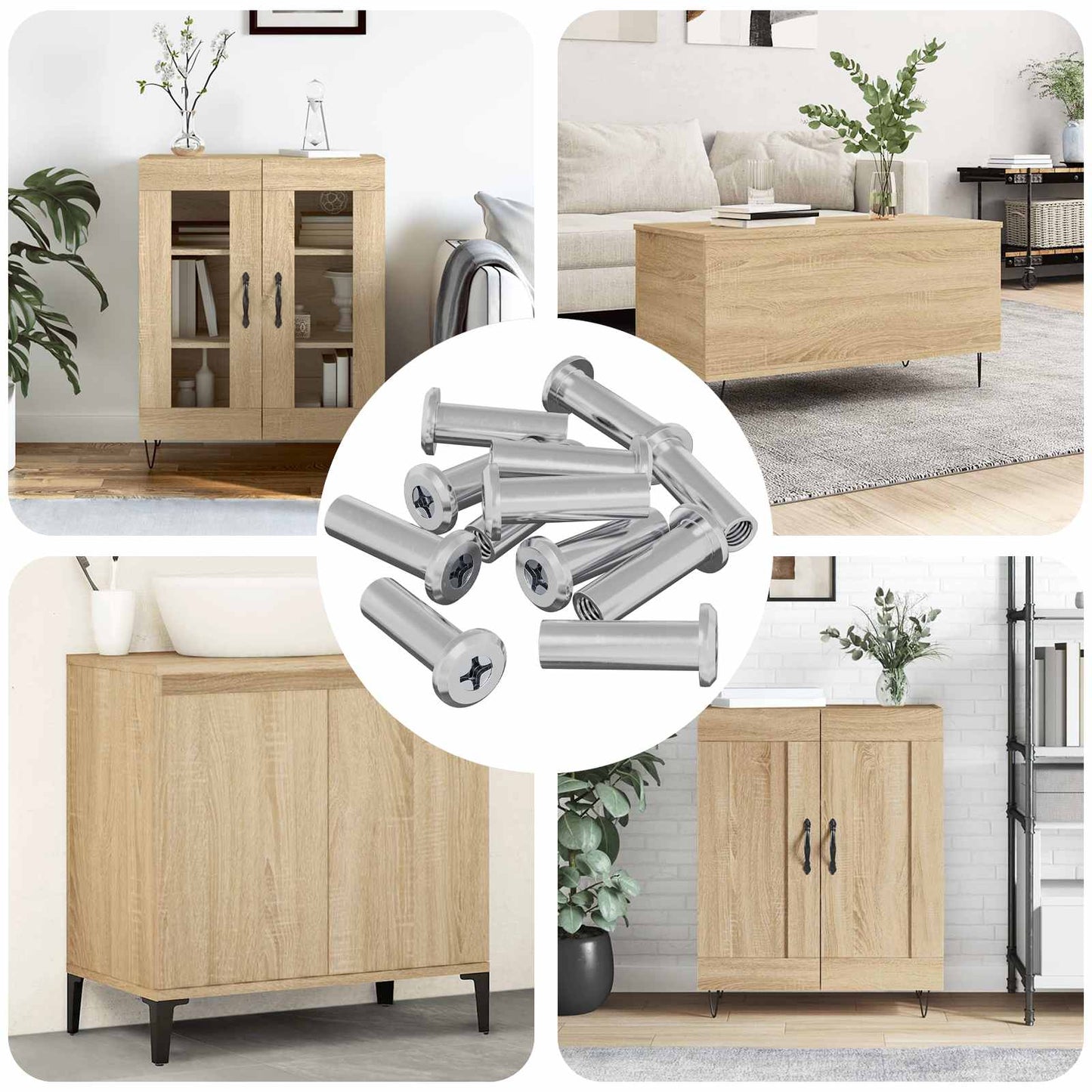 Sicherungsmutter 2857 stk. Silber Stahl