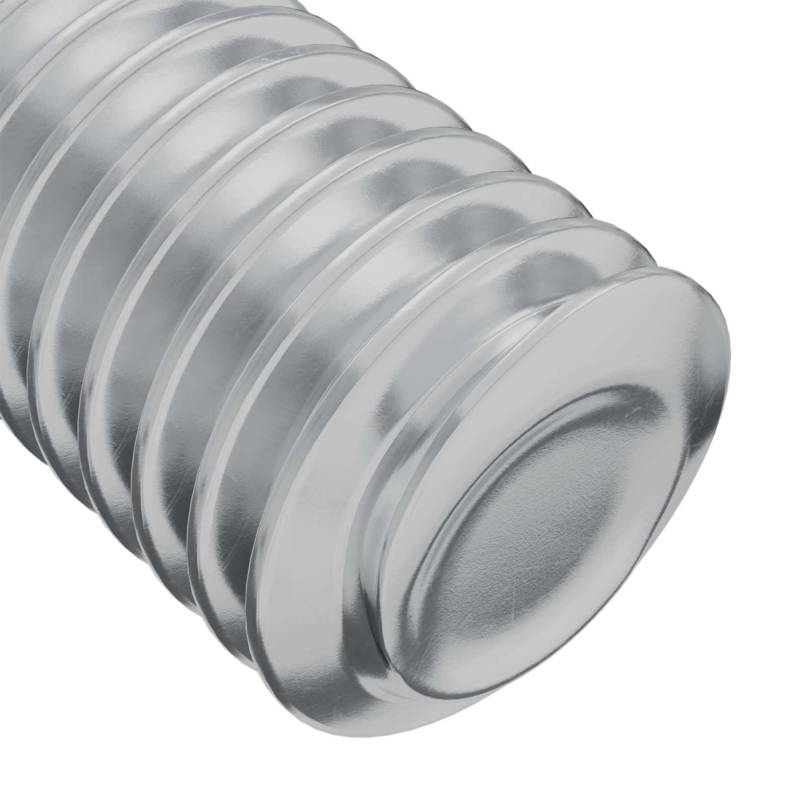 Schraube mit Sperre Uni 2 Stk. Silber M6 x 12 mm Stahl