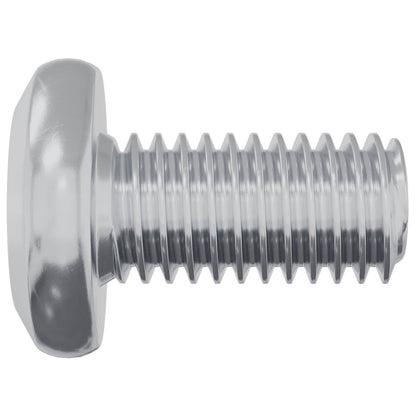 Schraube mit Sperre Uni 2 Stk. Silber M6 x 12 mm Stahl