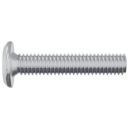 Schraube mit Sperre Uni 2 Stk. Silber M6 x 30 mm Stahl