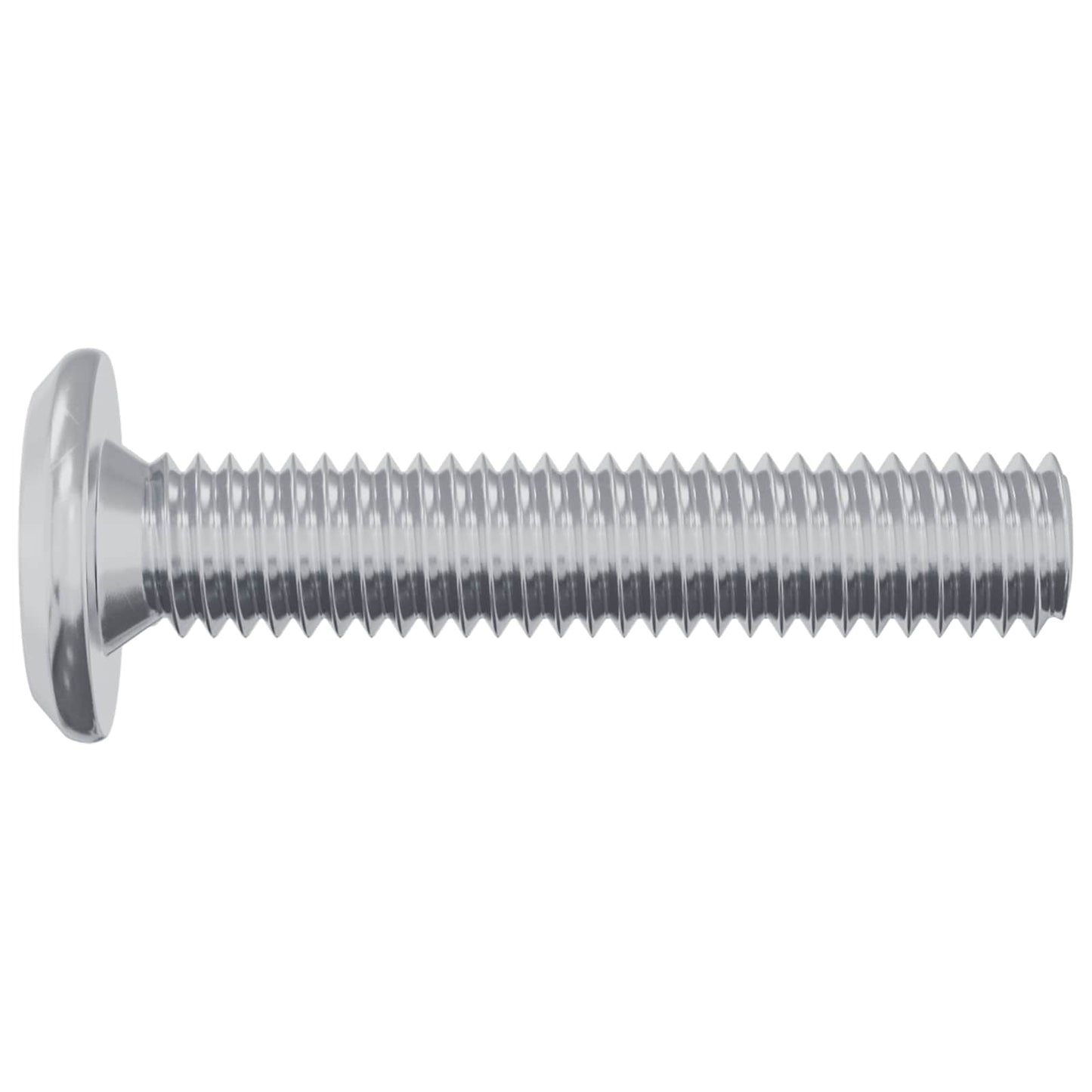 Schraube mit Sperre Uni 12 Stk. Silber M6 x 30 mm Stahl
