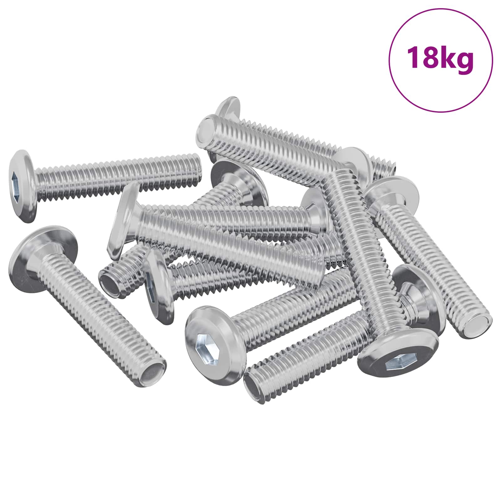 Schraube mit Sperre Uni 2647 Stk. Silber Stahl