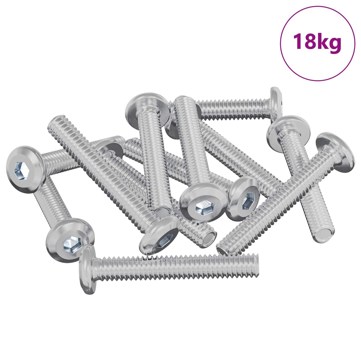 Schraube mit Sperre Uni 2514 Stk. Silber Stahl