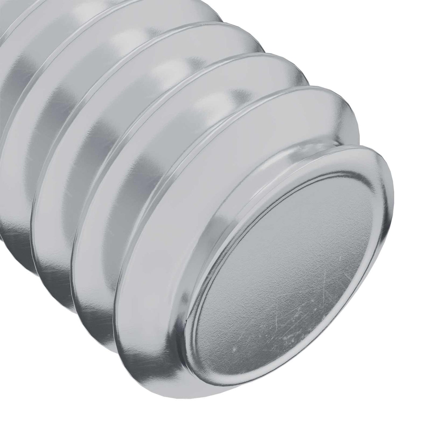 Kopf-Sicherungsschraube 2 stk. Silber M6 x 15 mm Stahl