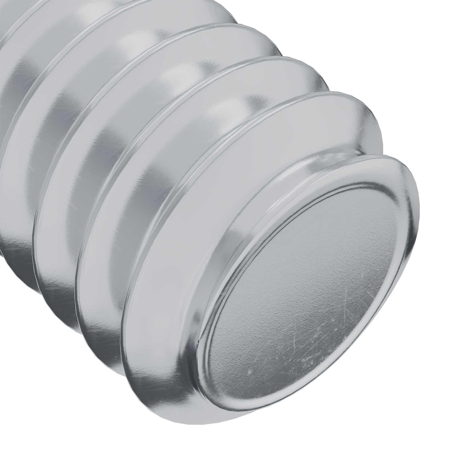 Kopf-Sicherungsschraube 2 stk. Silber M6 x 15 mm Stahl