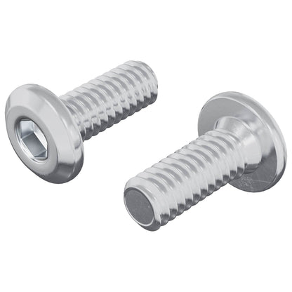 Kopf-Sicherungsschraube 2 stk. Silber M6 x 15 mm Stahl