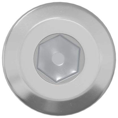 Kopf-Sicherungsschraube 2 stk. Silber M6 x 30 mm Stahl
