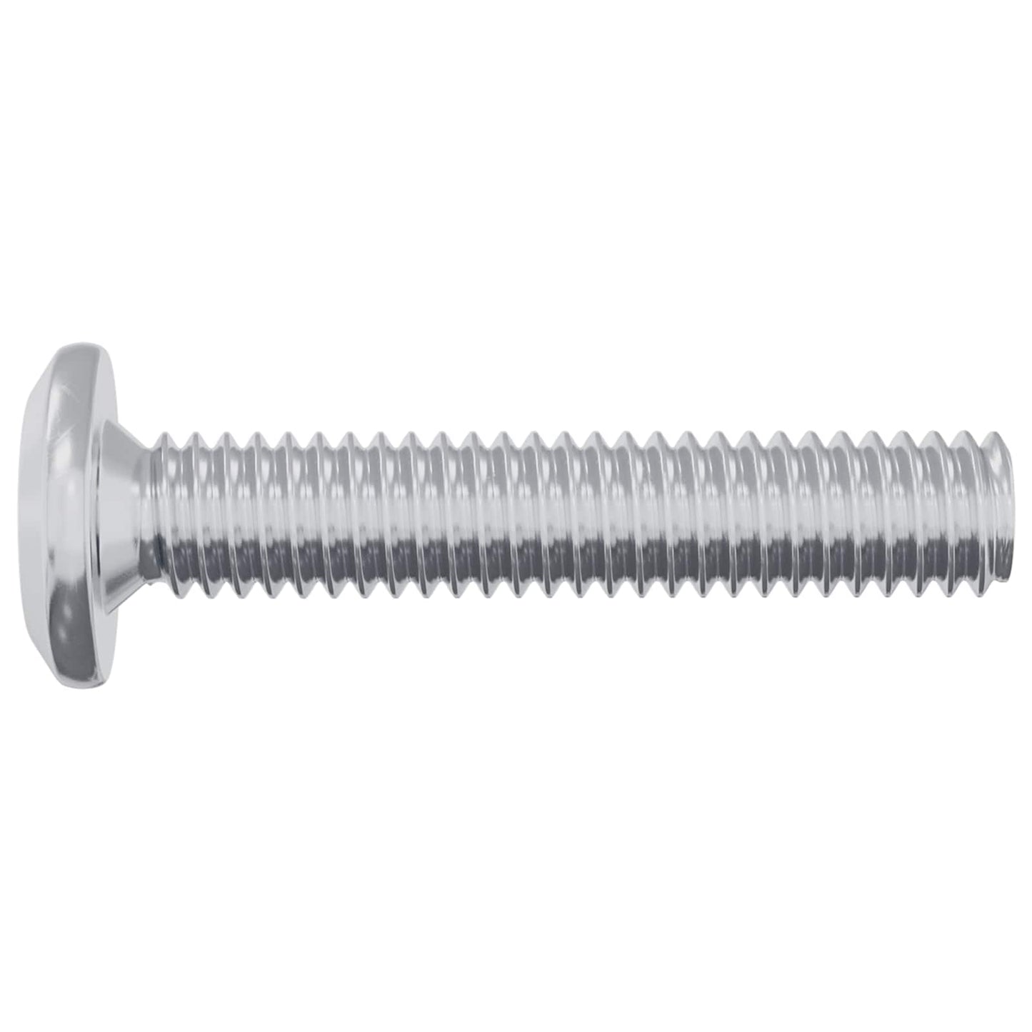 Kopf-Sicherungsschraube 12 stk. Silber M6 x 30 mm Stahl