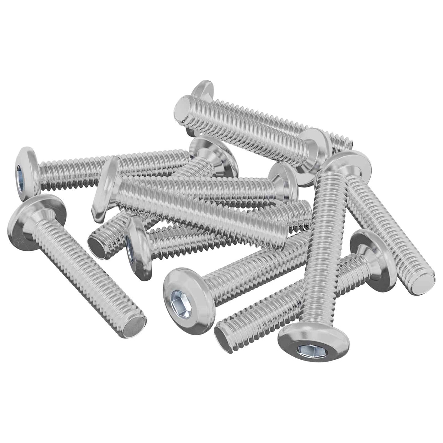 Kopf-Sicherungsschraube 2647 stk. Silber Stahl