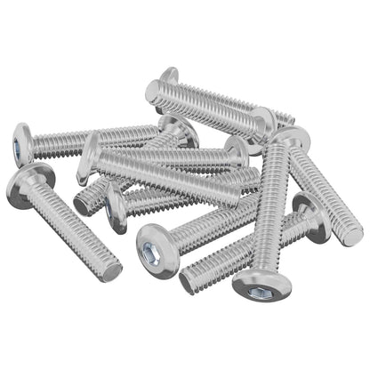 Kopf-Sicherungsschraube 2647 stk. Silber Stahl