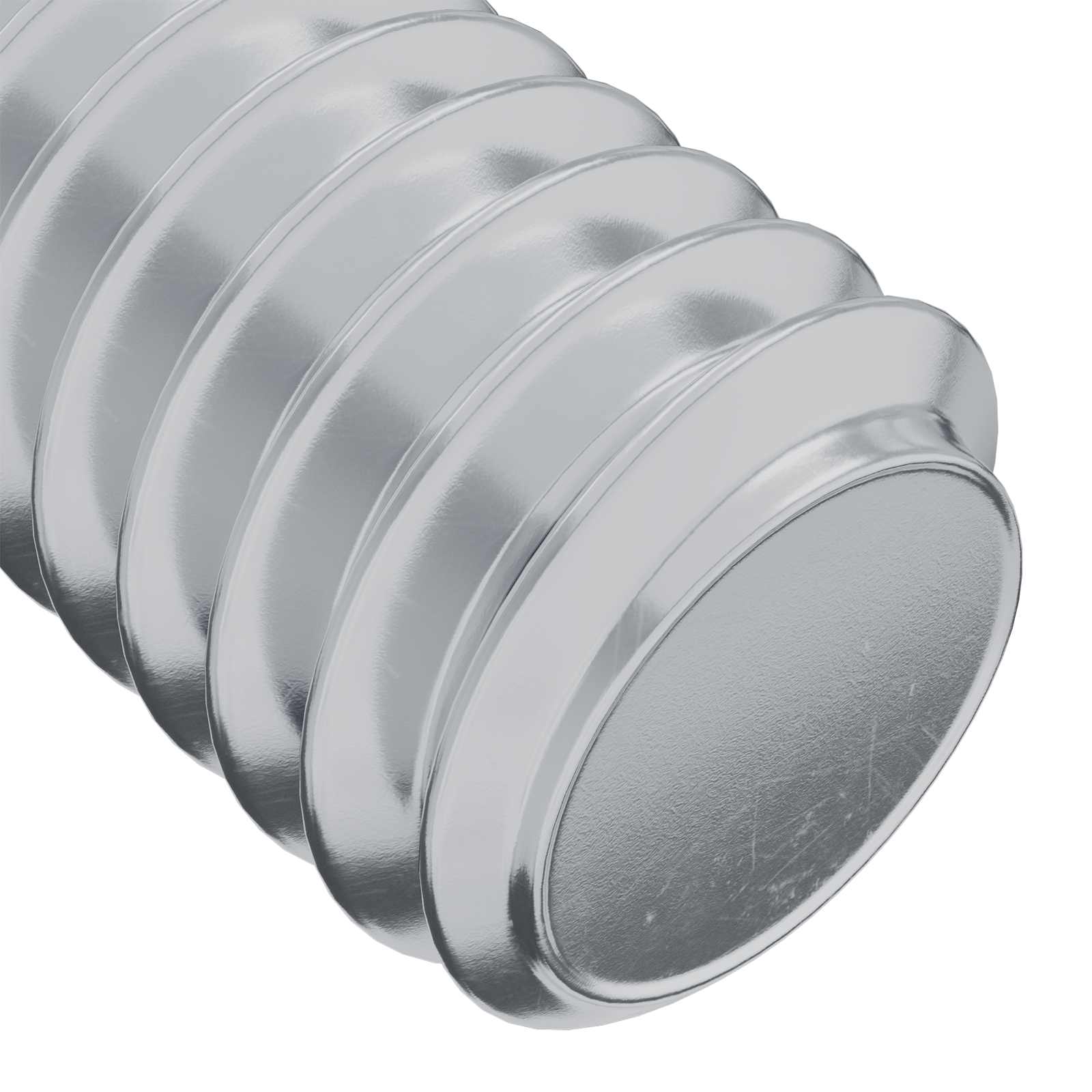 Kopf-Sicherungsschraube 2 Stk. Silber M6 x 35 mm Stahl